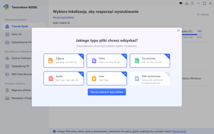 Tenorshare 4DDiG 10.8.0 Build 15 (Data Recovery) (x64) + SPOLSZCZENIE