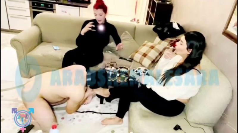 Arab Shemale Sara, Arabshemalesara - threesome arabshemalesara and @mistressrola and our slave