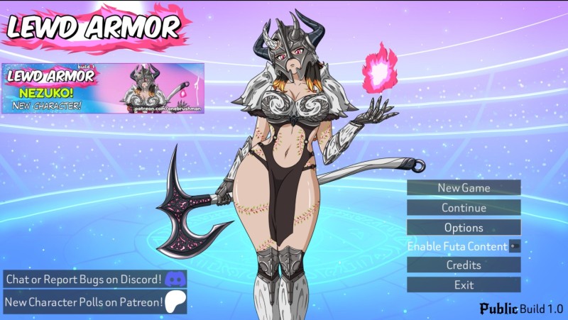 OneBrushMan - Lewd Armor v2.0 Adult Game