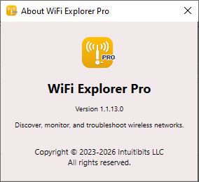 WiFi Explorer Pro 1.1.13