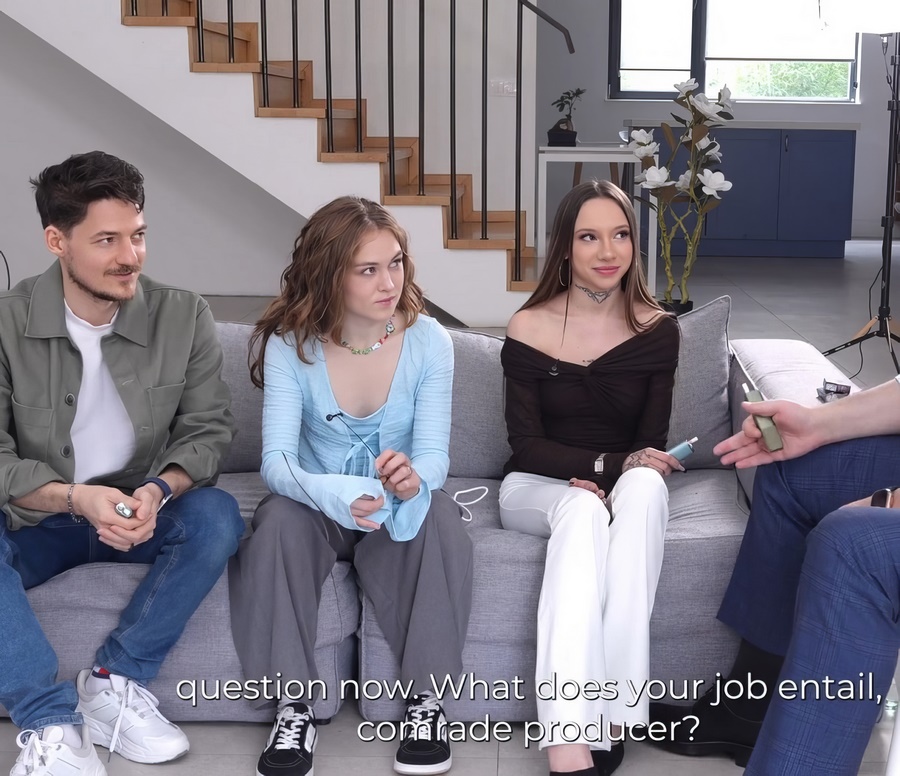 Kira Stone привела подругу Luna Evans на порно кастинг Kira Stone привела подругу Luna Evans на порно кастинг