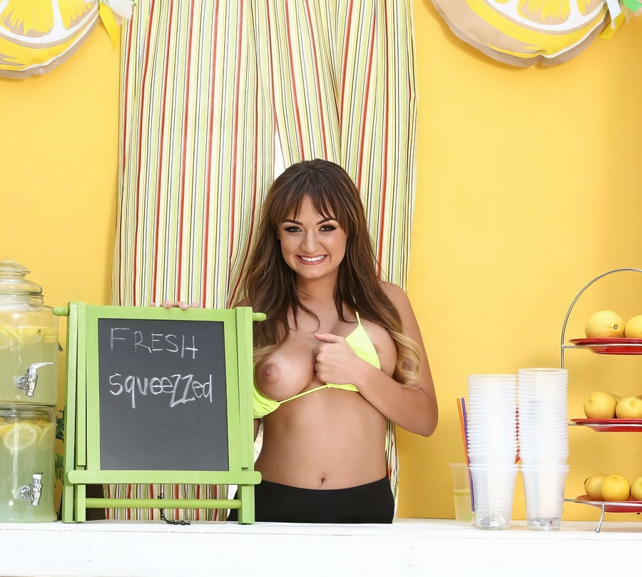 Charlotte Cross Public Fucking In A Lemonade Stand