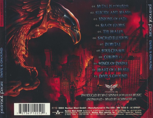 Primal Fear - Devil's Ground (2004)  (Lossless + mp3)