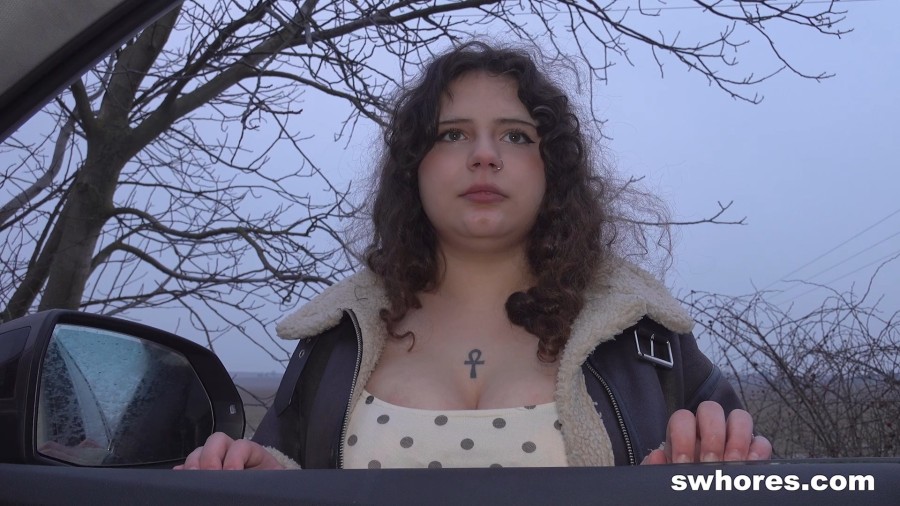 Rosie Smile , Olivier Stray - 18y old busty bareback pick up