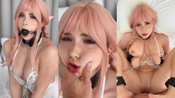 Sweetie Fox - Cute Beauty With Gag In Collar & Handcuffs Rough Sex [UltraHD 4K 2160p]