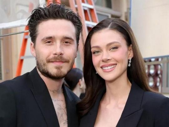 Нікола Пельц зневажливо відреагувала на палкі поздоровлення Брукліна Бекхема з річницею весілля