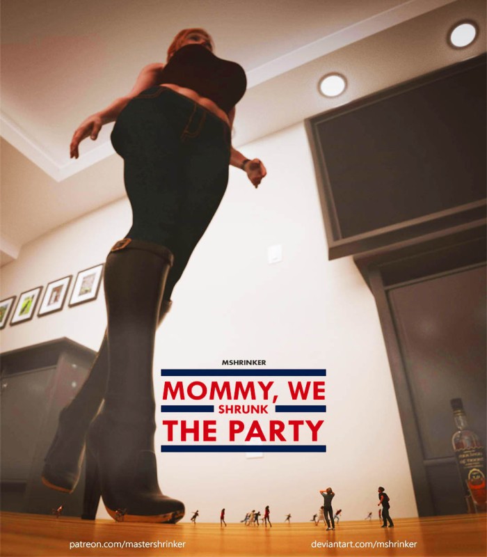 Mommy, We Shrunk the Party 3D Porn Comic