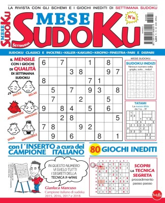 Settimana Sudoku Mese N.86 - Aprile 2026