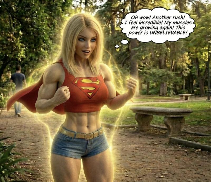 3dMuscleComics - Jacked Jill AI Porn