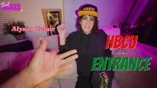 Alyson Eclaire, Thadmaxxx - Mixed Trans Girl Alyson Eclair Fucks Hbcu for Admission [FullHD, 1080p] [Manyvids.com]