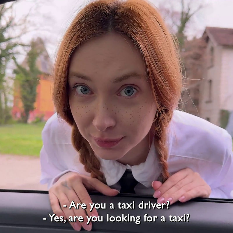 Fuck Taxi  Horny Cutie Loves To Ride a Taxi And Bounce On My Dick Loly Nebel (Onlyfans) FullHD 1080p
