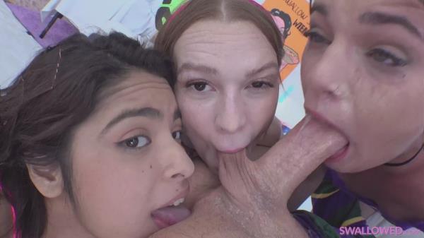 Hazel Heart, Juniper Ren, Harley Love - Hazel, Juniper And Harley Lick It All Up [SD 540p]