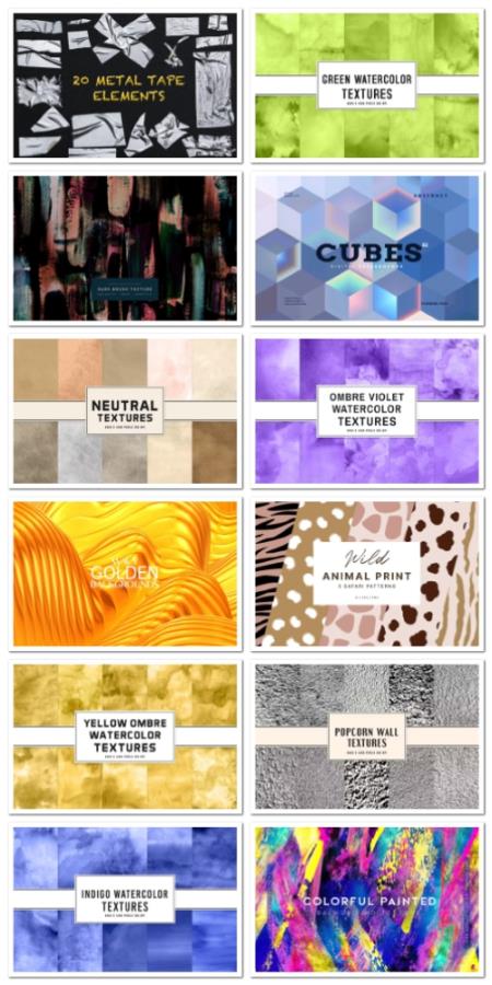 Backgrounds and Texture Set