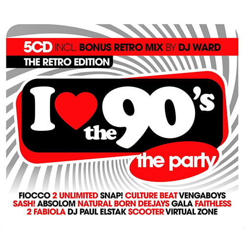 I Love The 90s The Retro Edition (Box Set, 5CD) (2018)