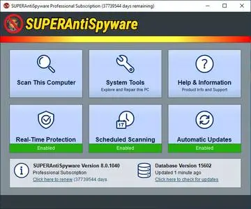SUPERAntiSpyware Professional X 10.0.1288 Multilingual (x64)