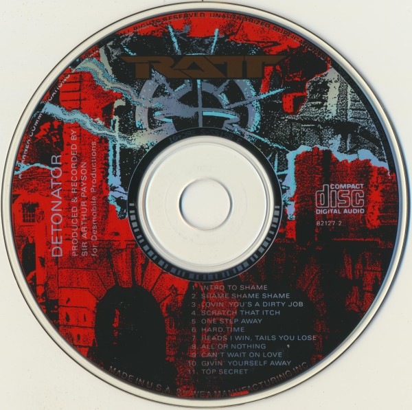 Ratt - Detonator (1990) (Lossless + mp3)