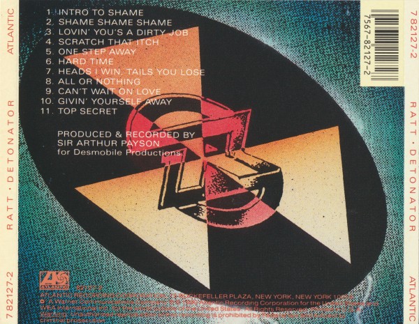 Ratt - Detonator (1990) (Lossless + mp3)
