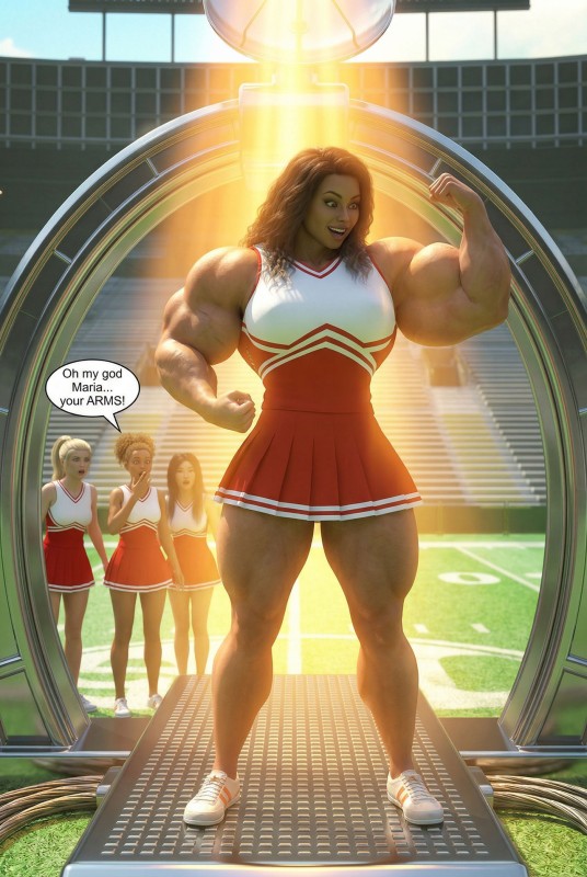 3dMuscleComics - Cheer Squad 3D Porn Comic