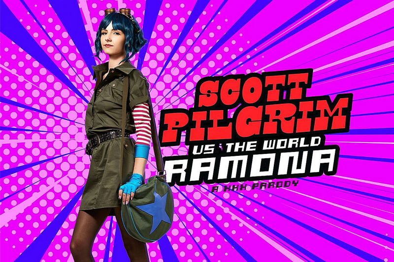 Scott Pilgrim Vs The World Ramona Flowers A Xxx Parody : Serena Hill (VRCosplayX.com) 2K 1440p
