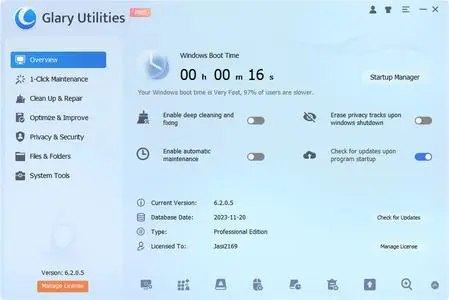 Glary Utilities Pro 6.41.0.45 Multilingual + Portable