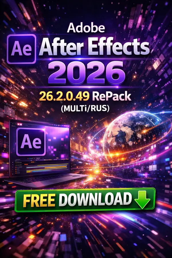 Adobe After Effects 2026 v26.2.0.49 RePack by KpoJIuK (MULTi/RUS)