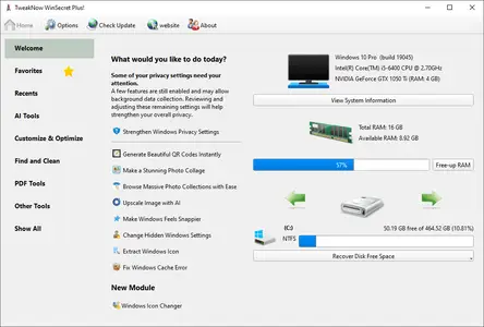 TweakNow WinSecret Plus 9.2.0 + Portable