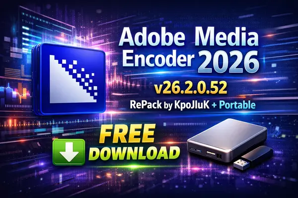 Adobe Media Encoder 2026 v26.2.0.52 RePack by KpoJIuK + Portable