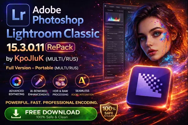 Adobe Photoshop Lightroom Classic v15.3.0.11 RePack by KpoJIuK (MULTi/RUS)