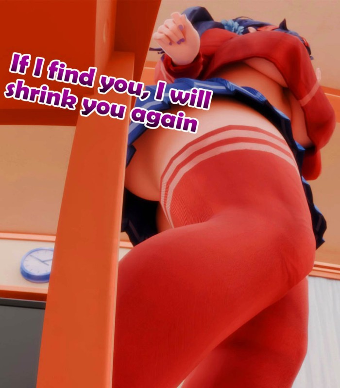 ExtraThicc - Mita's Hide 'n Shrink 3D Porn Comic
