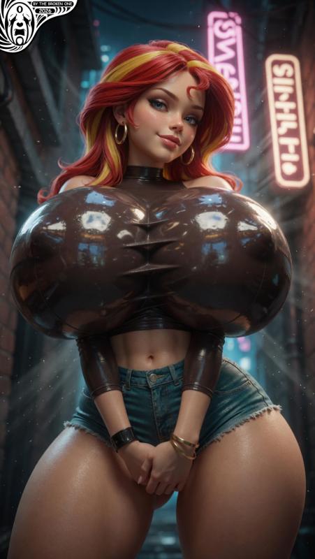 ByTheBroken1 -Sunset Shimmer- From -Equestria Girls- AI Porn