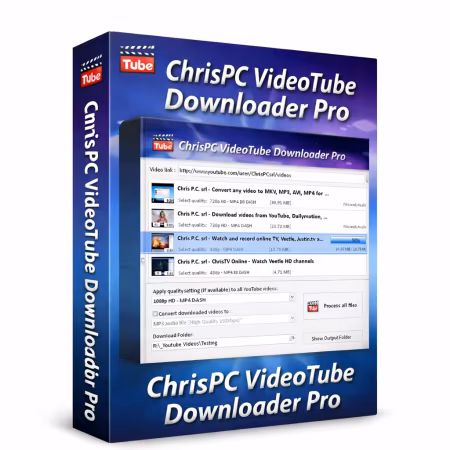 ChrisPC VideoTube Downloader Pro 15.26.0422 Multilingual Portable