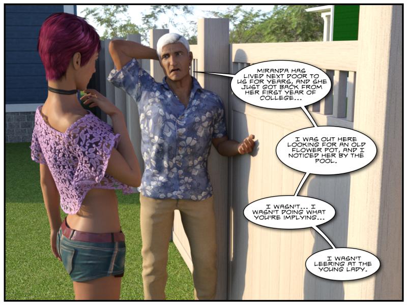 TGTrinity - Be Like Her: Neighbors 3D Porn Comic