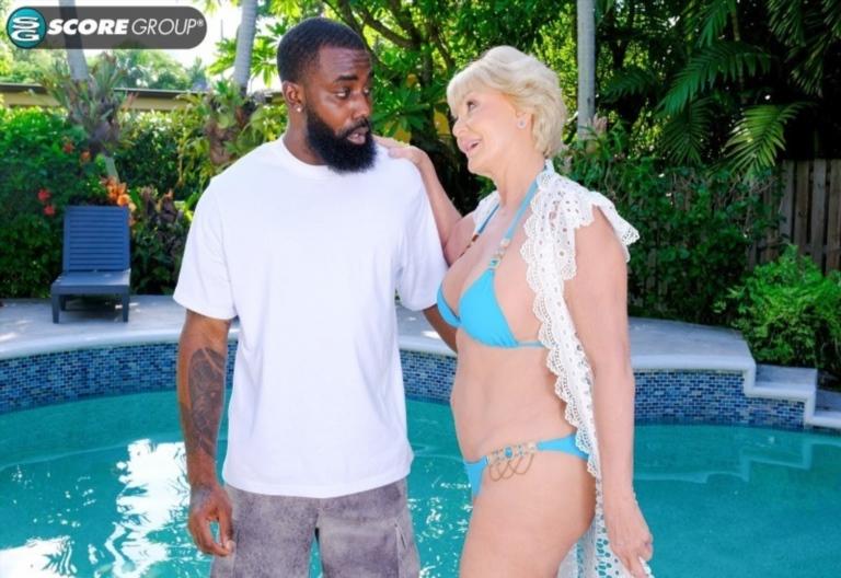 Seka Black - A big cock and a creampie for 70-year-old Seka Black