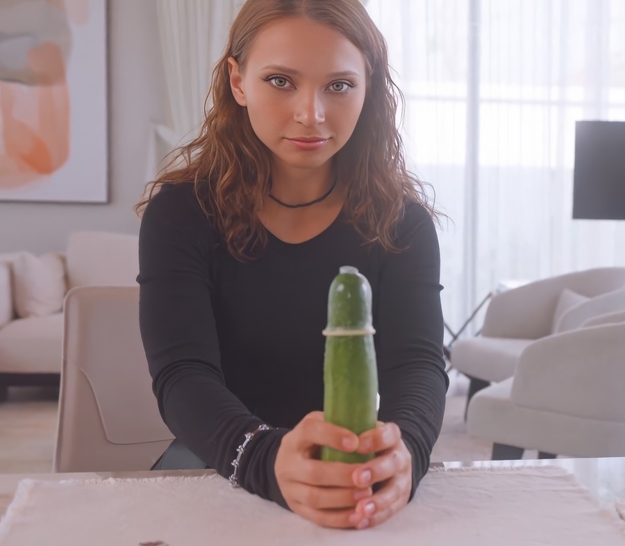 Maya Lis Stepsister Gets A Hands-On Lesson Putting A Condom On Her Stepbrother