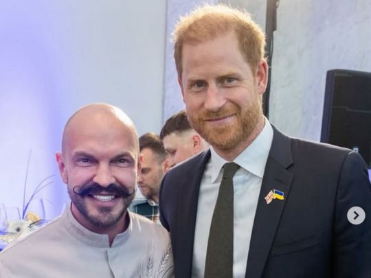 Суддя «МастерШеф» пригощав Гаррі в Києві улюбленою стравою Діани