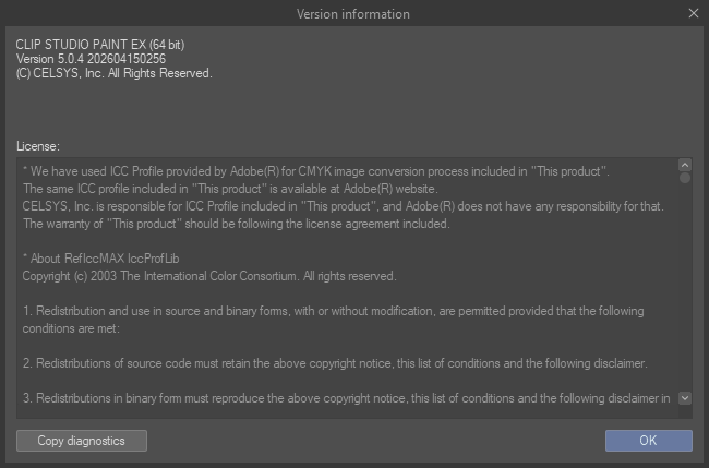 Clip Studio Paint EX 5.0.4
