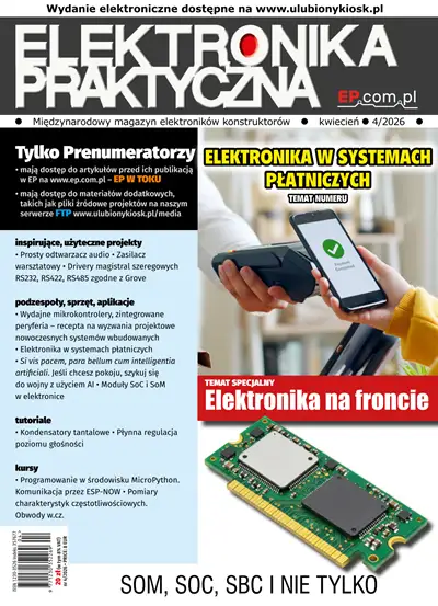 Elektronika Praktyczna Nr 4 (398) Kwiecień 2026