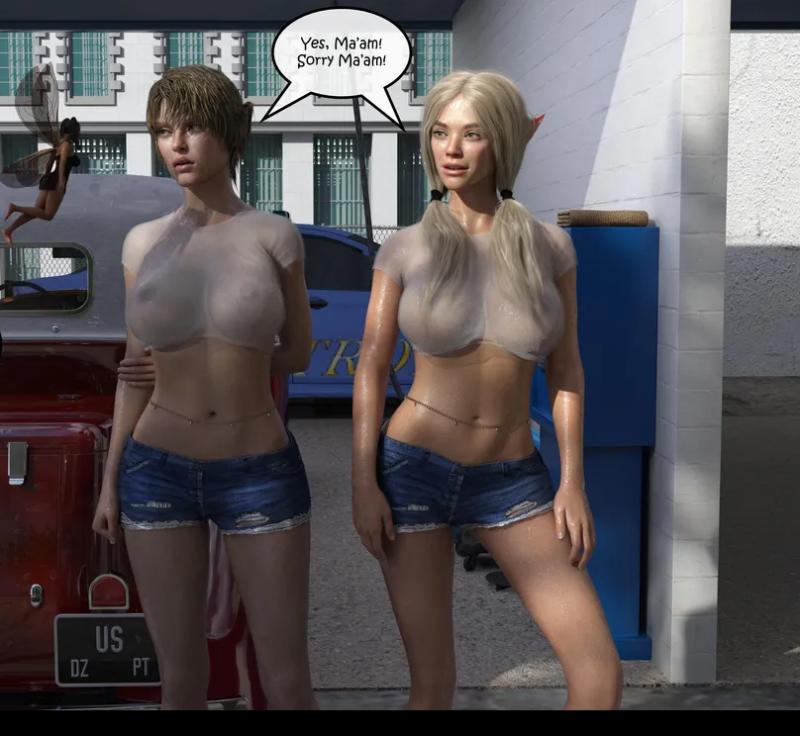 HexxetVal - Window WIshing 7 3D Porn Comic