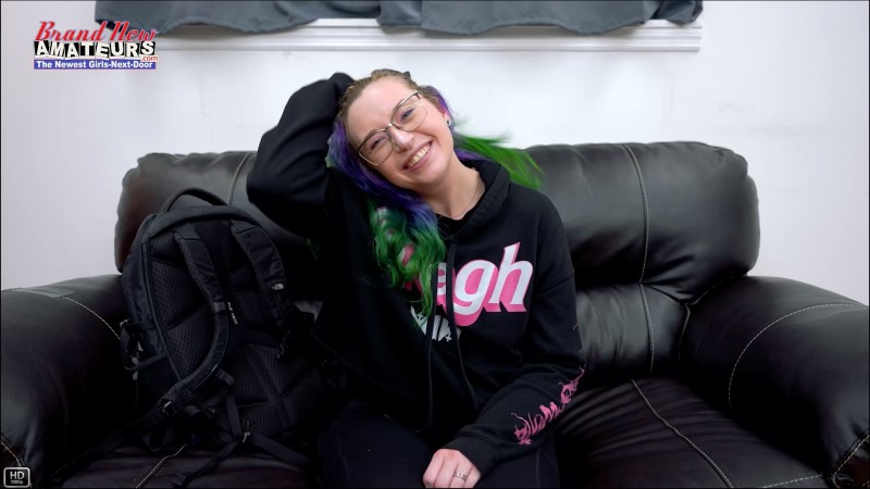 Lucy T - Green & Purple Hair Late 20s Hottie Audition
