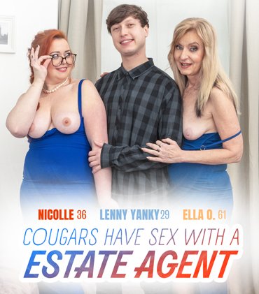 Ella O., Nicolle - He Came to Sell the House, The cougars had Other Plans for Him [SD 540p]