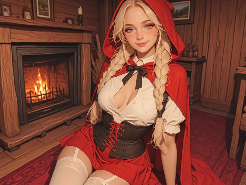 TrashGer - Blonde Little Red Riding Hood