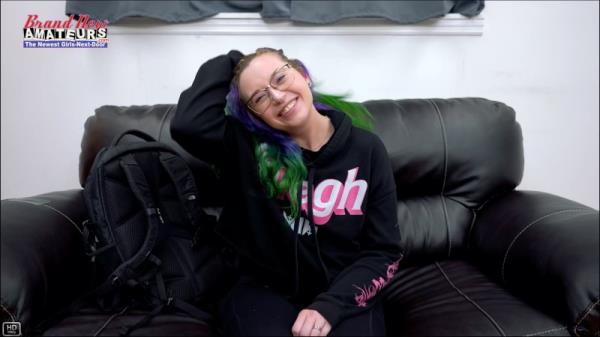 Lucy T - Green & Purple Hair Late 20s Hottie Audition [FullHD 1080p]