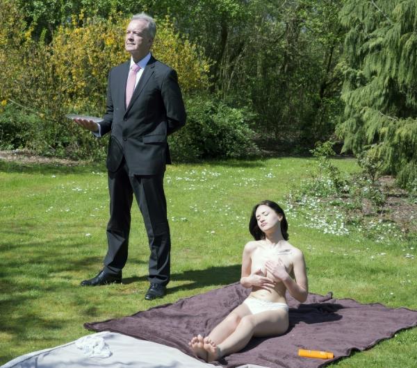 Beautiful Young Girl Fucks Her Old Butler  (FullHD)