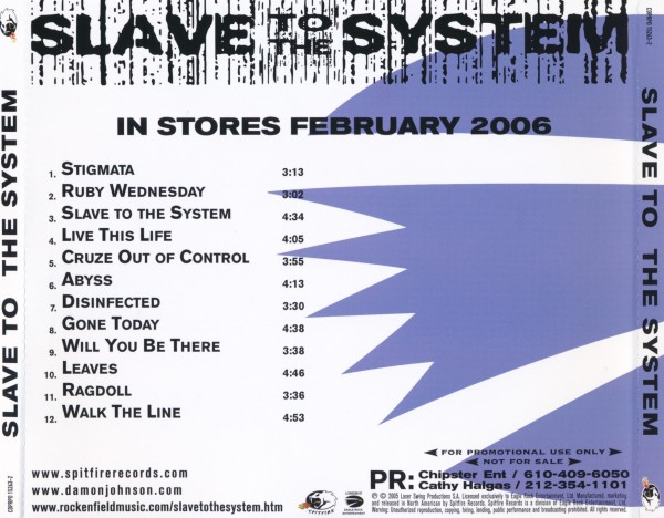 Slave To The System - Slave To The System (Promo) (2005) (Lossless + mp3)