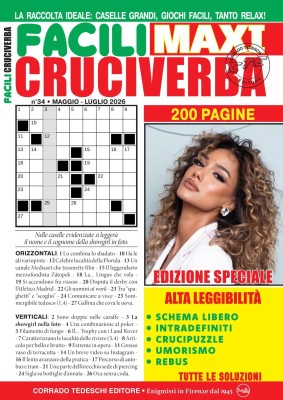 Facili Cruciverba N.34 - Maggio-Luglio 2026
