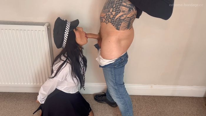Tatti Roana - Police Officer Tatti Has a Robber In Her Own Home! Cuffed & Fucked!