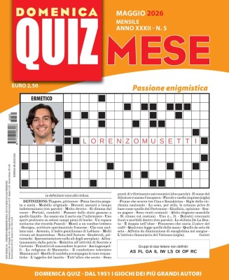 Domenica Quiz Mese N.365 - Maggio 2026
