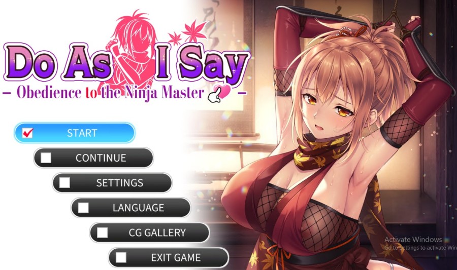 Girl's Software,  Denpasoft - Do As I Say - Obedience to the Ninja Master Ver.1.0 Final Steam (uncen-eng)