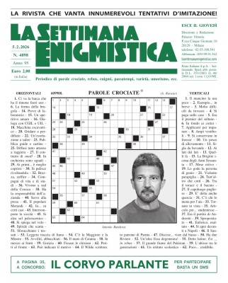 La Settimana Enigmistica N.4898 - 05 Febbraio 2026