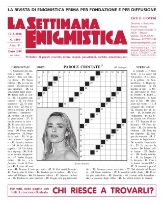 La Settimana Enigmistica N.4899 - 12 Febbraio 2026